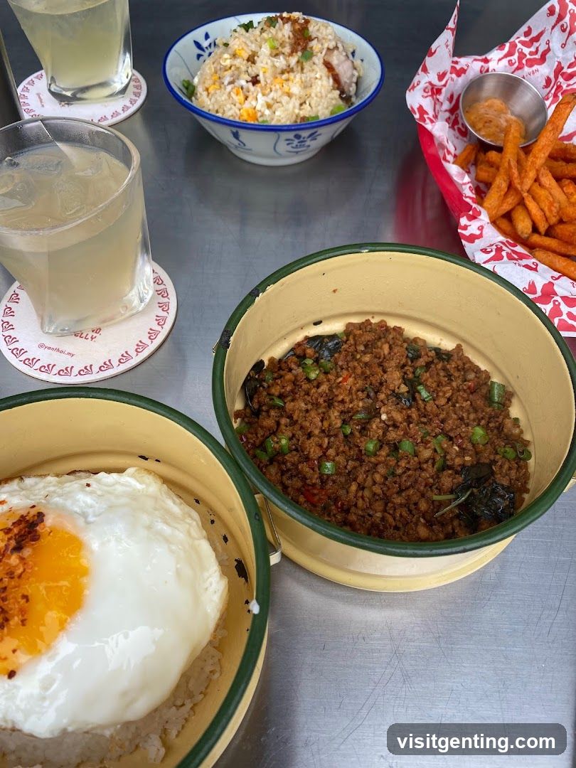 Table with Food and Drinks