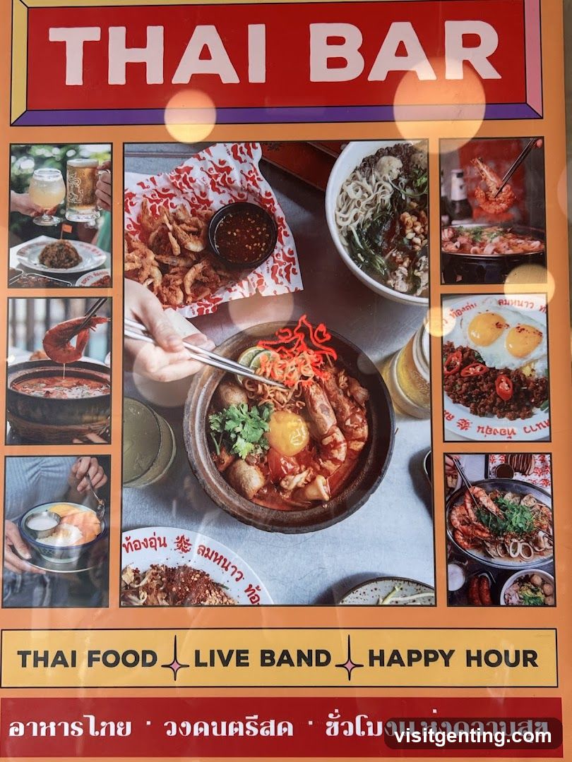 Thai Bar promotional poster