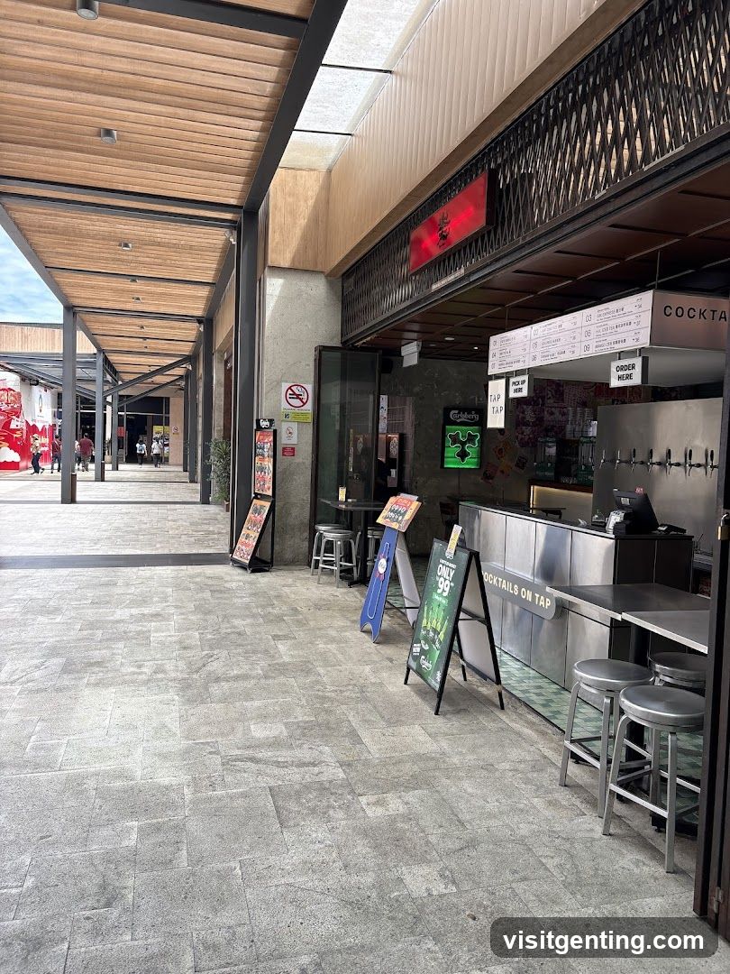 Outdoor Bar Counter Area