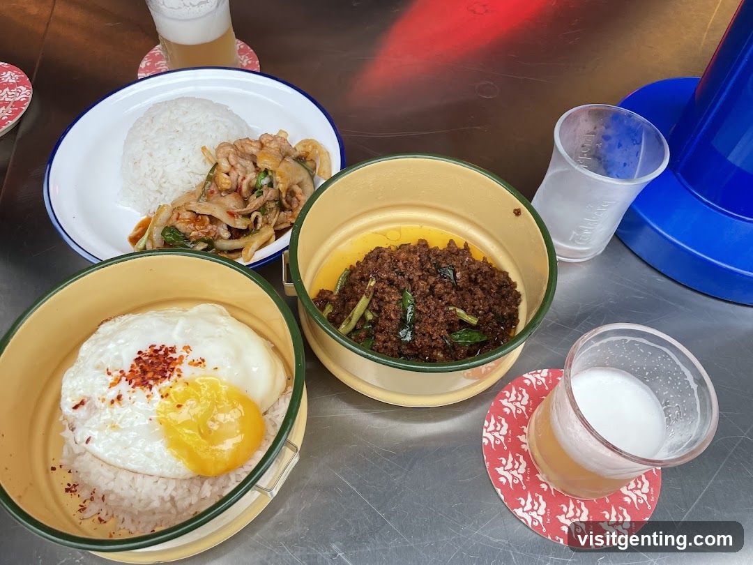 Table with Food and Drinks