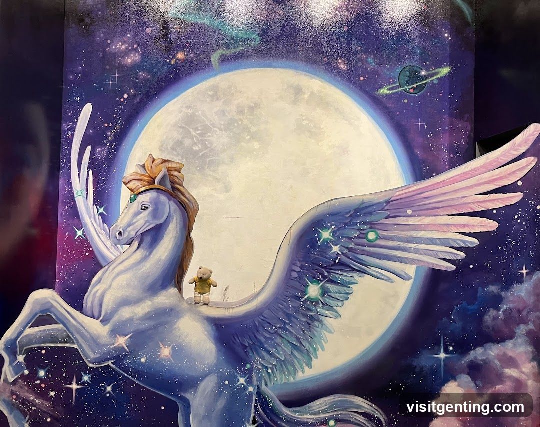 Mural of a Celestial Unicorn