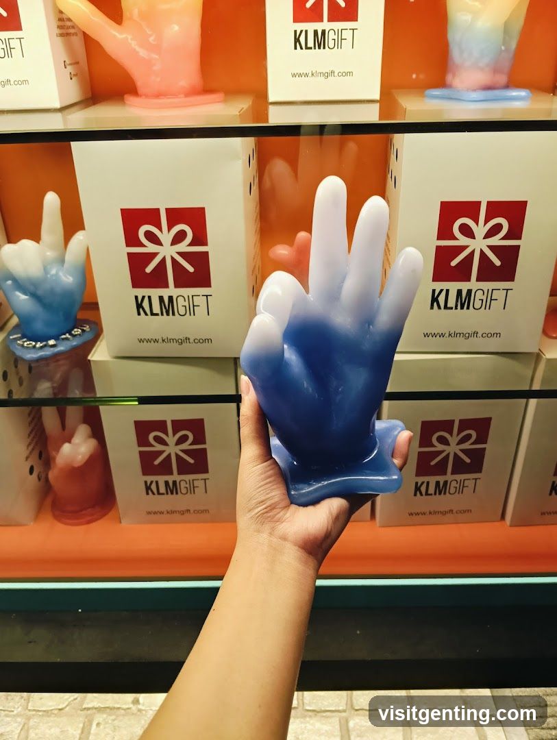 Hand-shaped product display