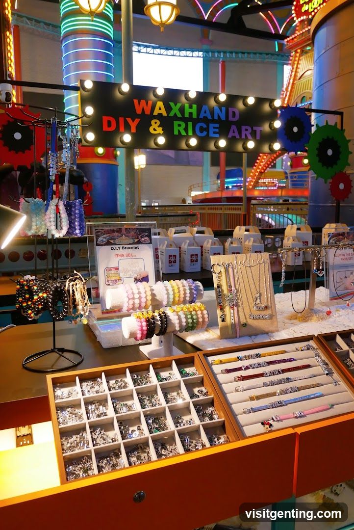 WAXHAND DIY & RICE ART stall