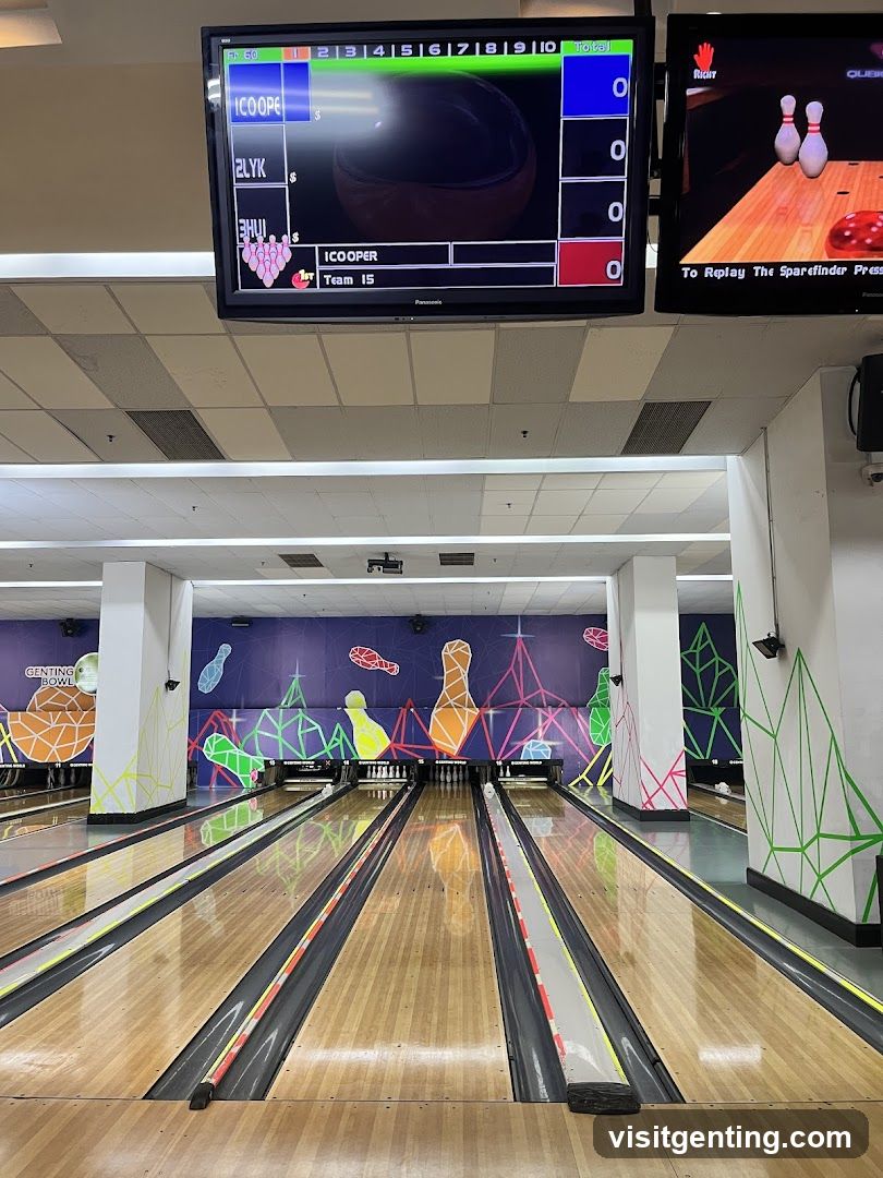 Bowling Alley Interior