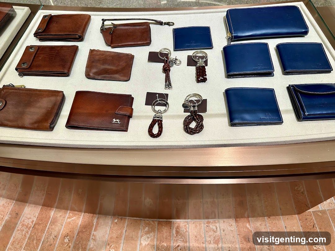 Leather Goods Display