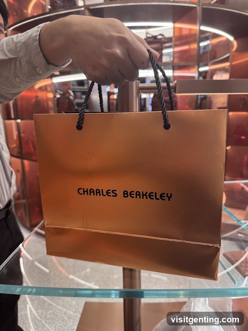Charles Berkeley shopping bag