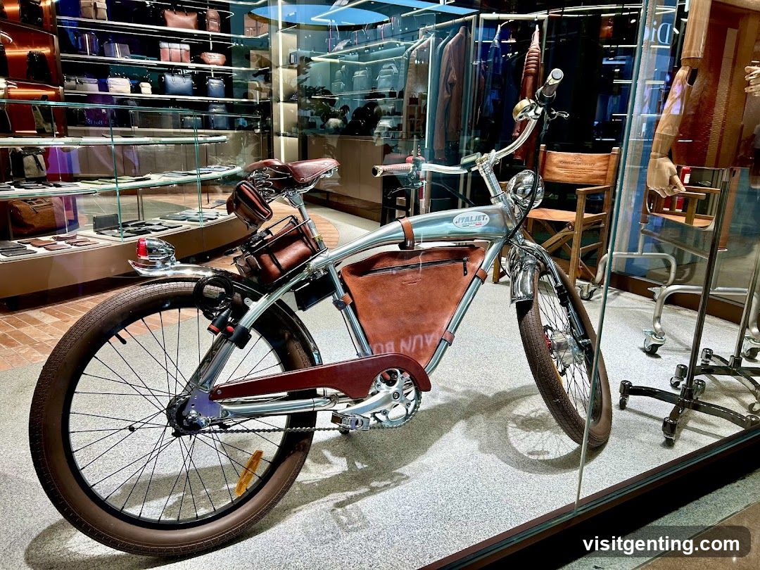 Bicycle Display in Retail Store