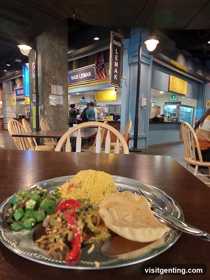 Nasi Lemak Food Stall Interior