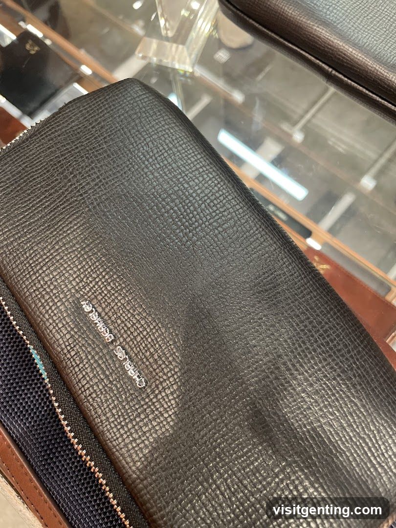 Leather Wallet Display