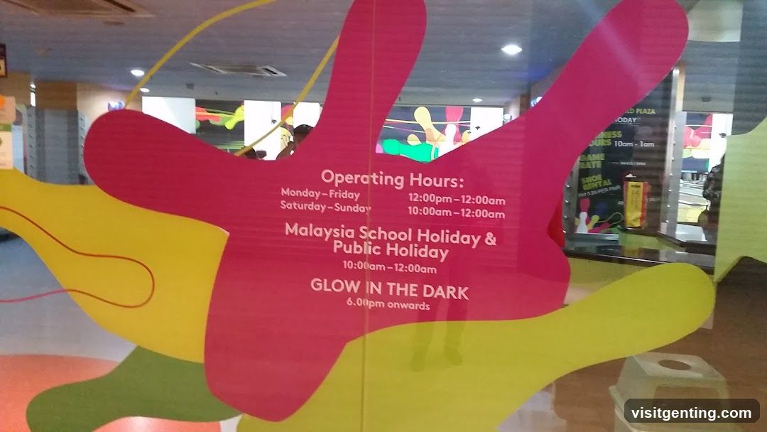 Storefront Signage with Operating Hours