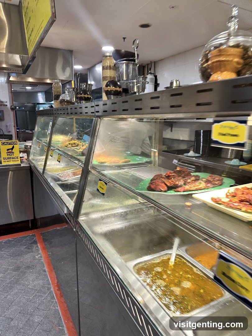 Food Display Counter Interior