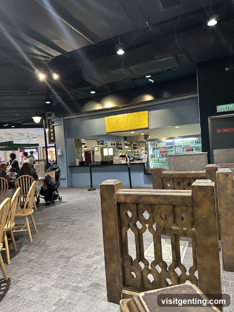 Food court interior