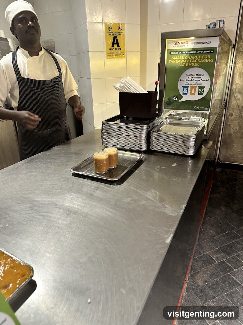 Cafeteria Counter Area