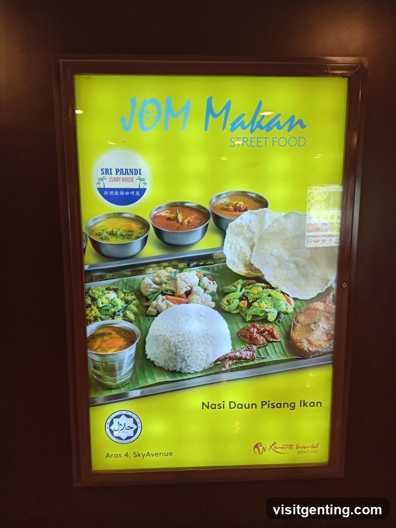 JOM Makan Street Food advertisement