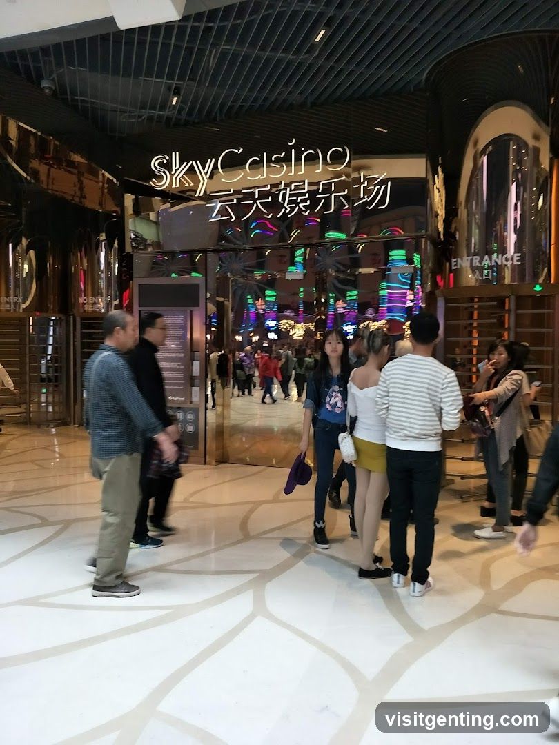 Sky Casino Entrance
