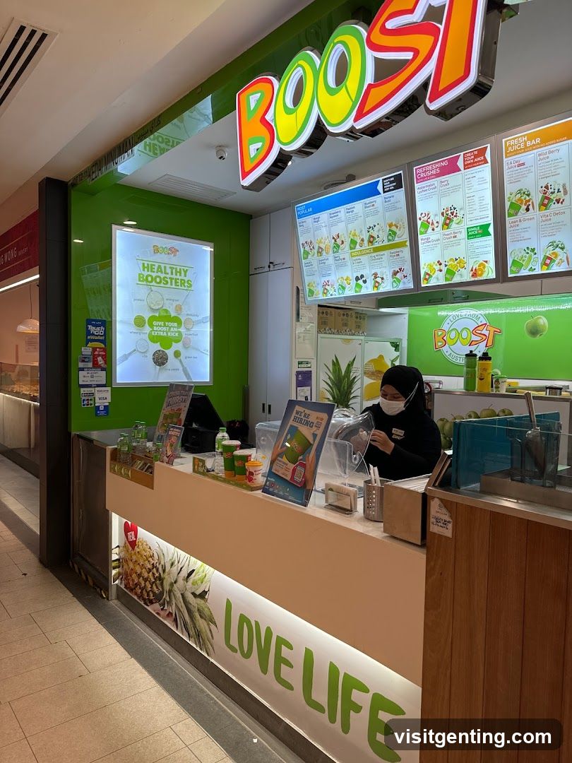 BOOST Juice Bar Interior