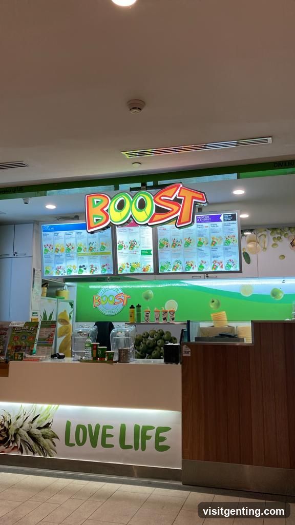 Boost Juice Shop Interior