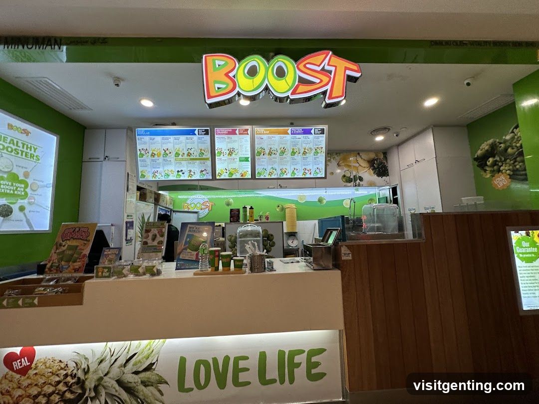 BOOST Juice Shop Interior