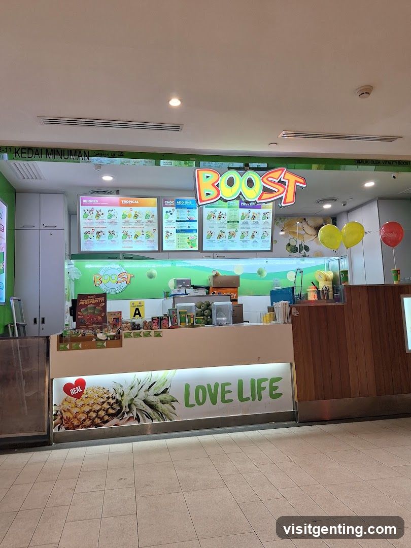 BOOST Juice Shop Interior