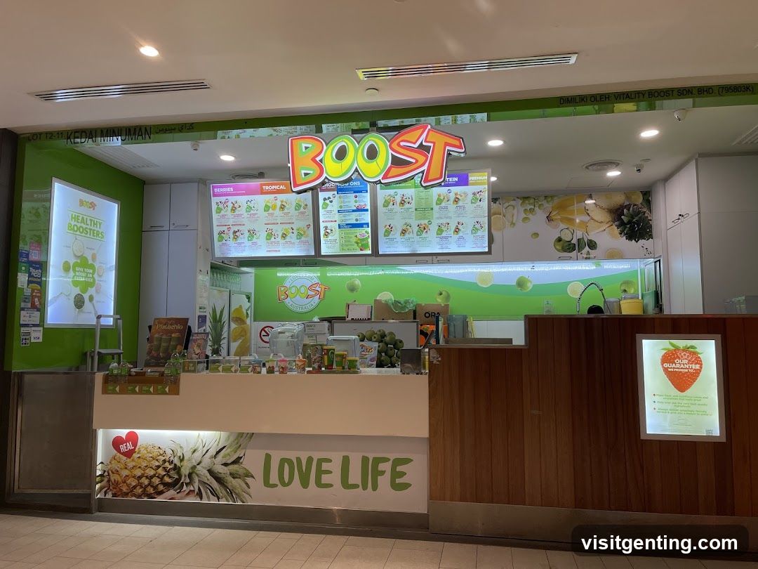 BOOST Juice Shop Interior