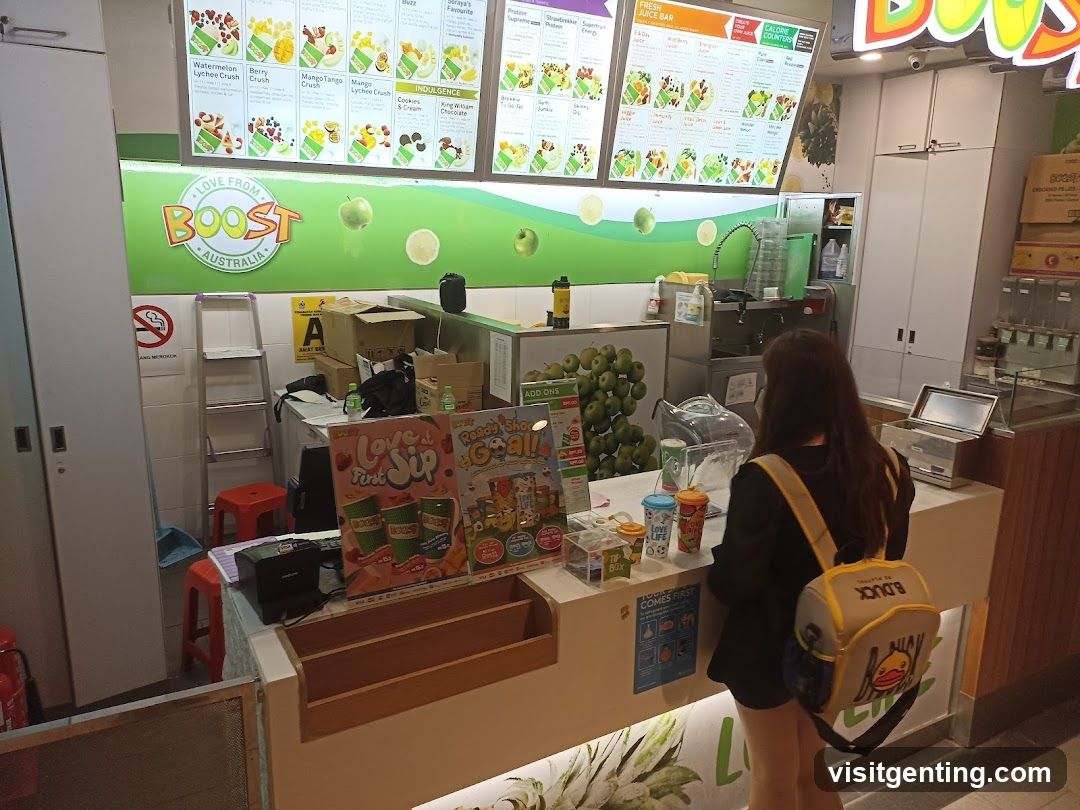 Boost Juice Bar Interior
