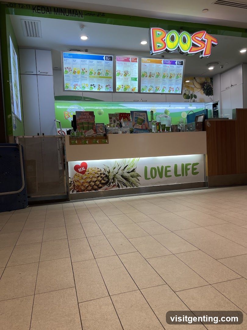 BOOST Juice Shop Interior