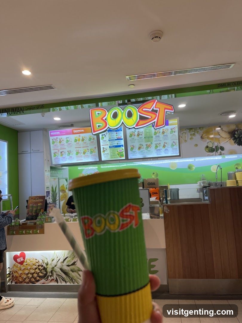 Boost Juice Shop Interior