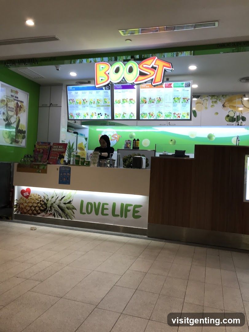 Boost Juice Shop Interior
