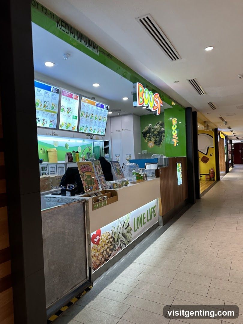 Boost Juice Shop Interior