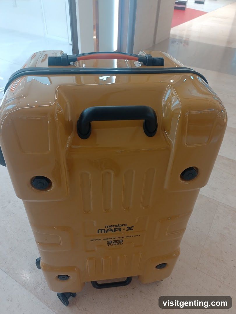Yellow Suitcase in Interior