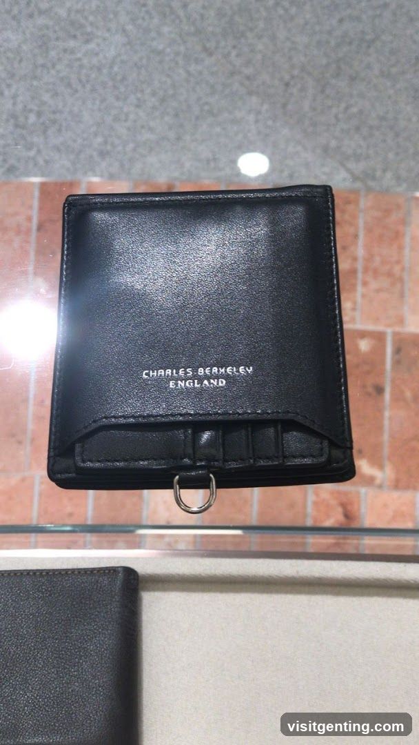 Charles Berkeley England Wallet Display