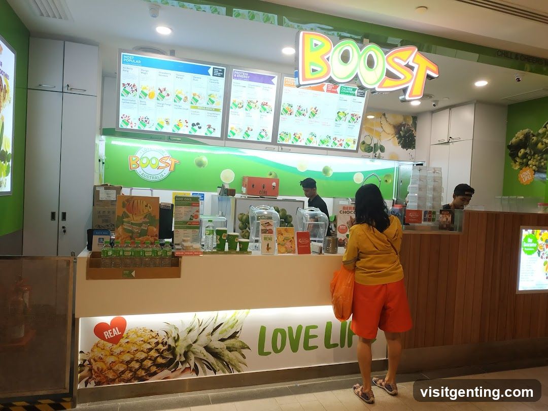 BOOST Juice Shop Interior
