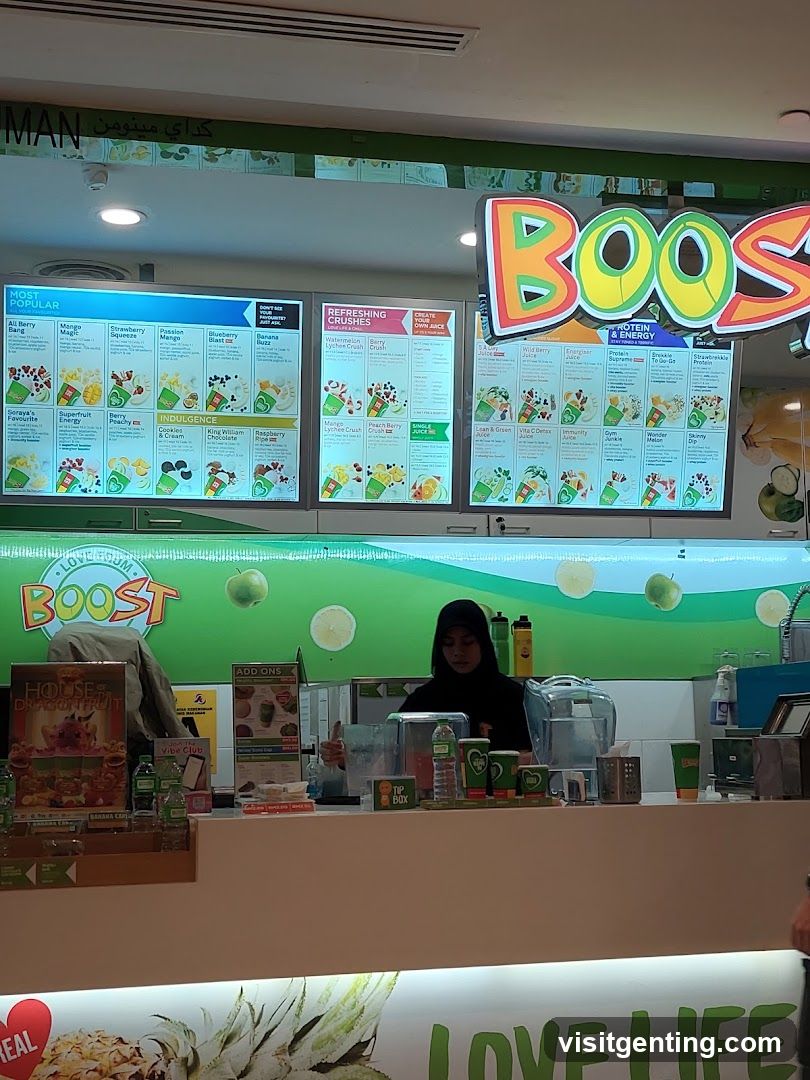 BOOST Juice Shop Interior