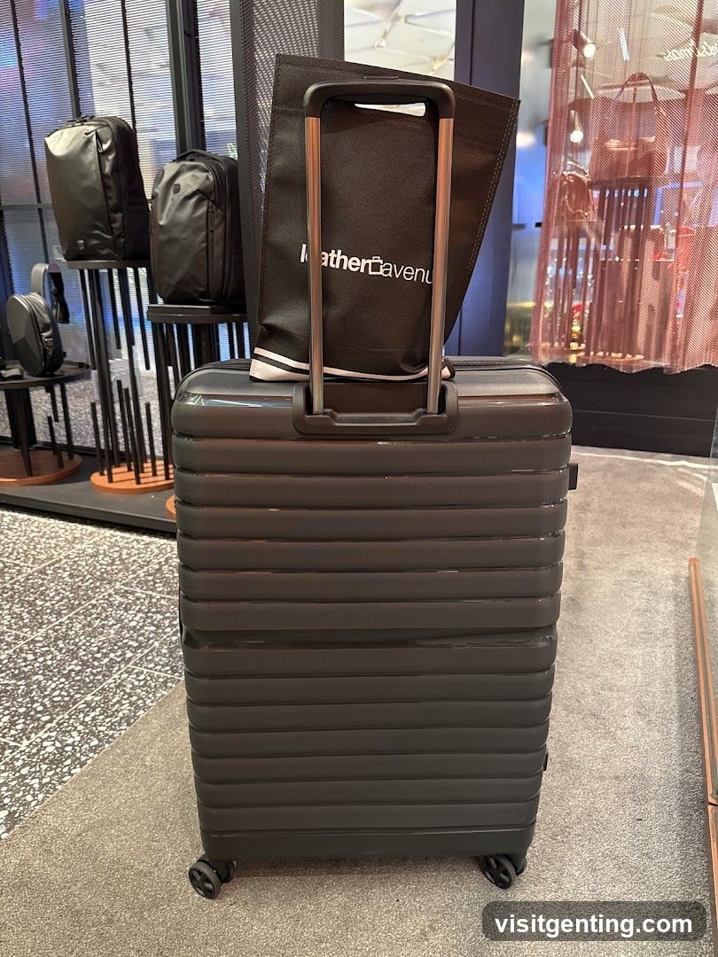 Luggage Display in Store