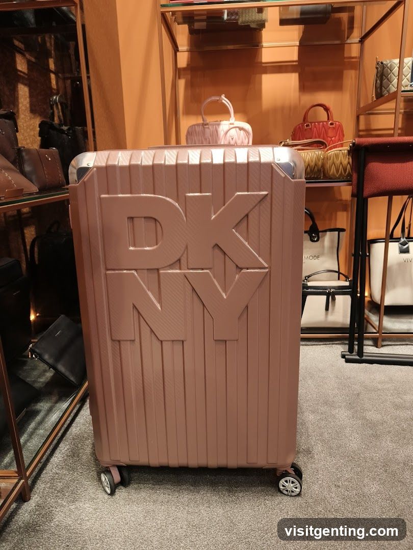 DKNY Luggage Display