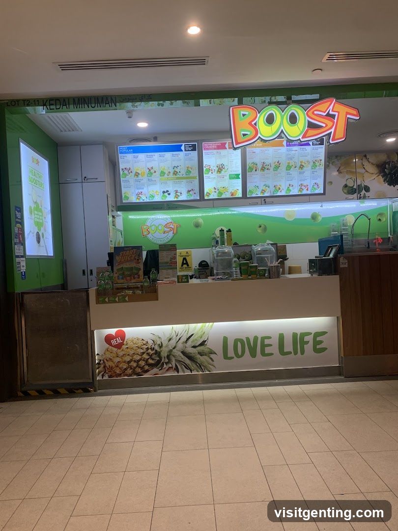 Boost Juice Shop Interior