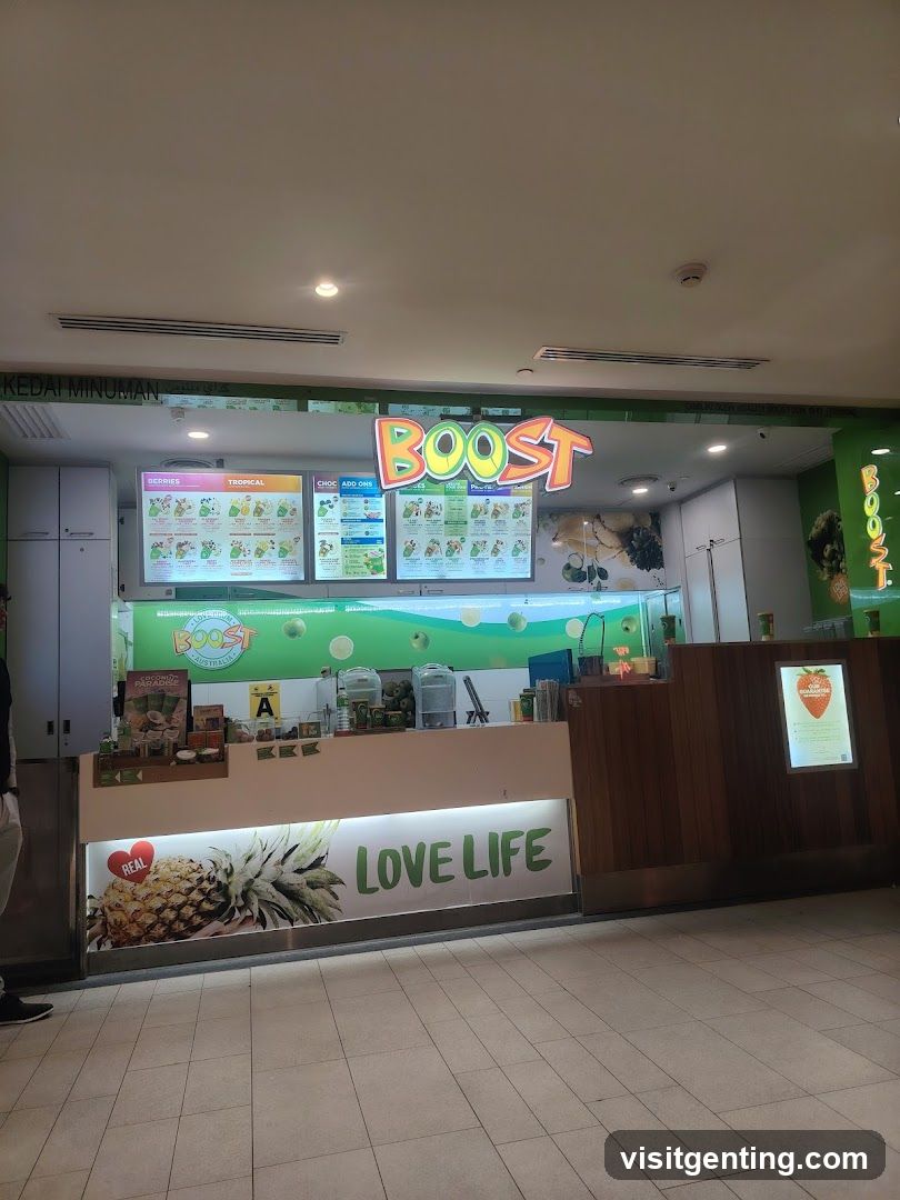BOOST Juice Shop Interior