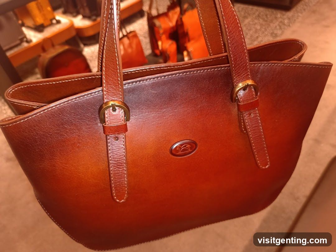 Leather Handbag Display