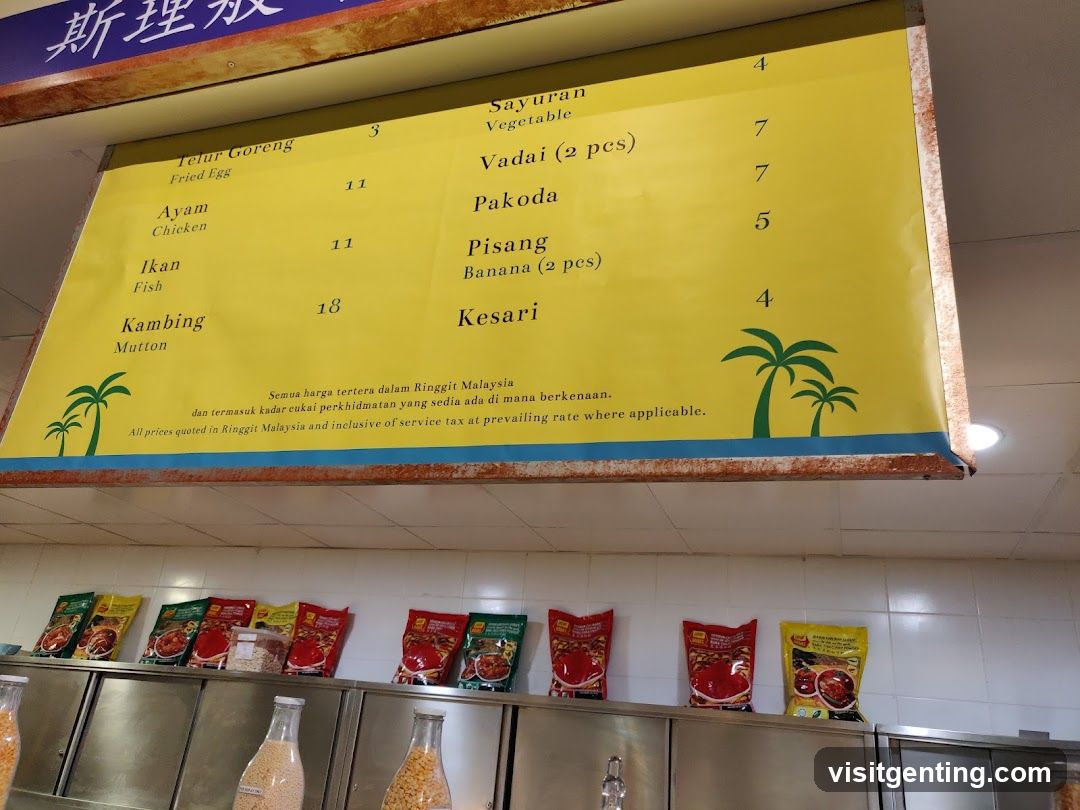 Restaurant Menu Board