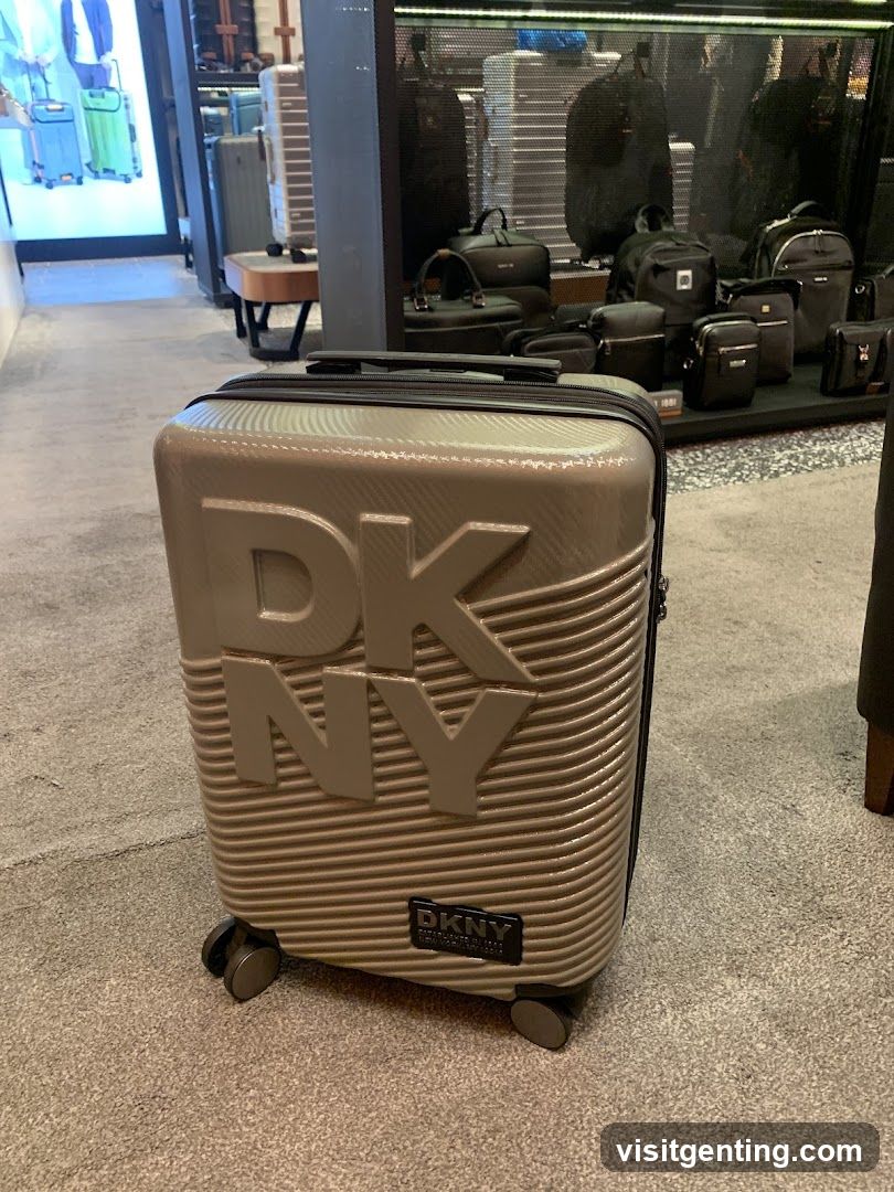 DKNY Luggage Display