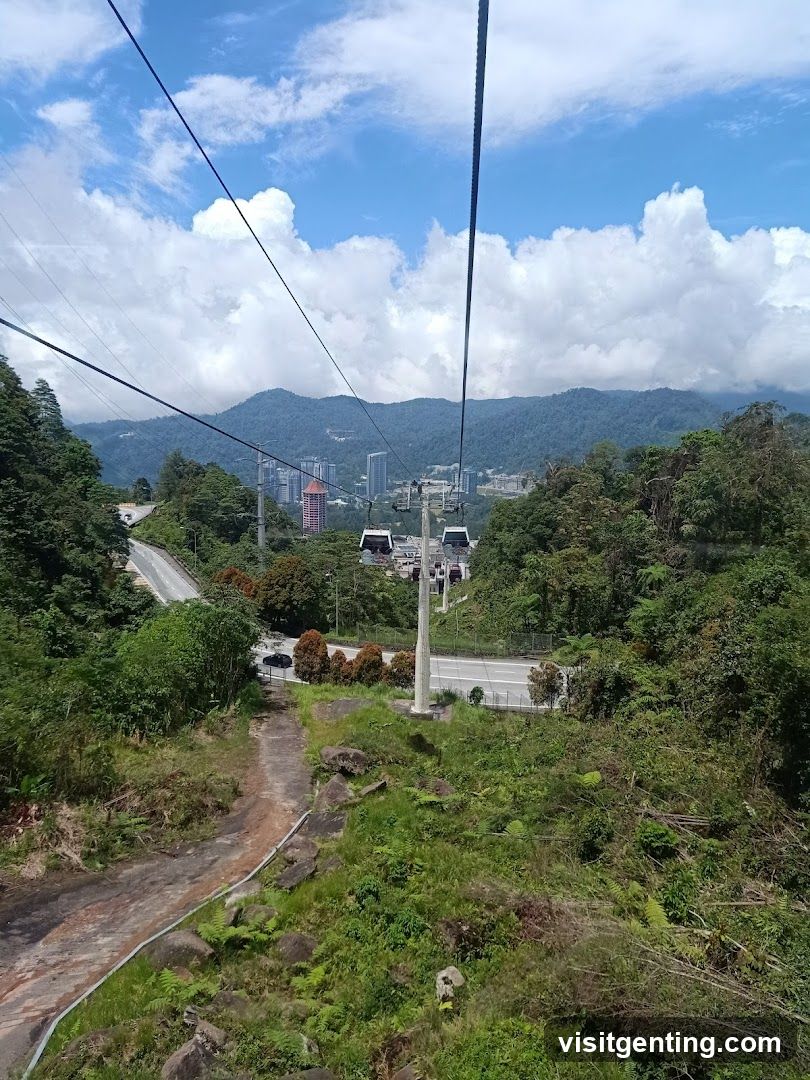 Cable Car View from Hillside