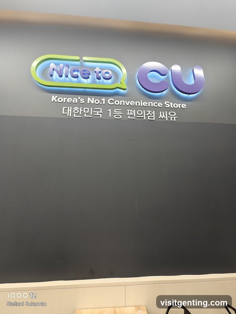 CU Convenience Store Signage