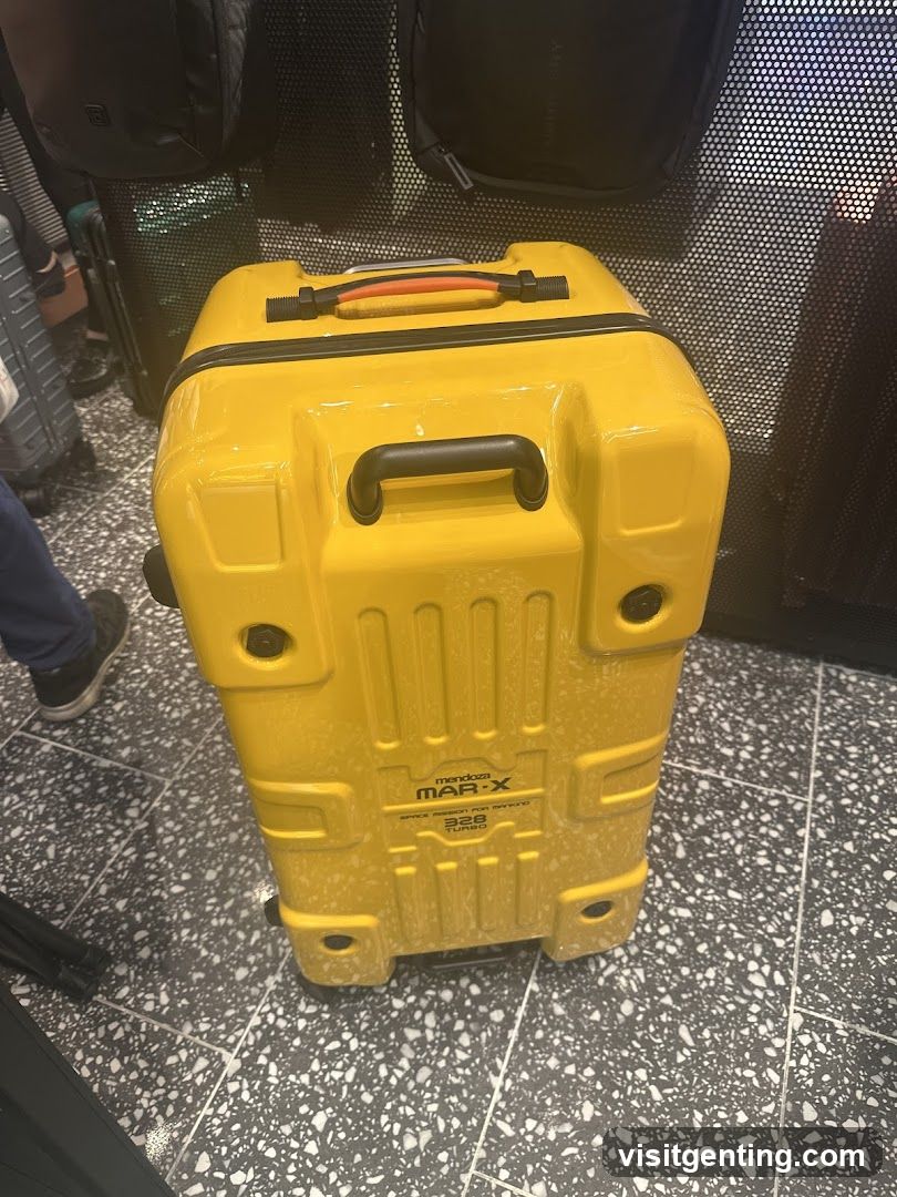 Yellow Suitcase in Store