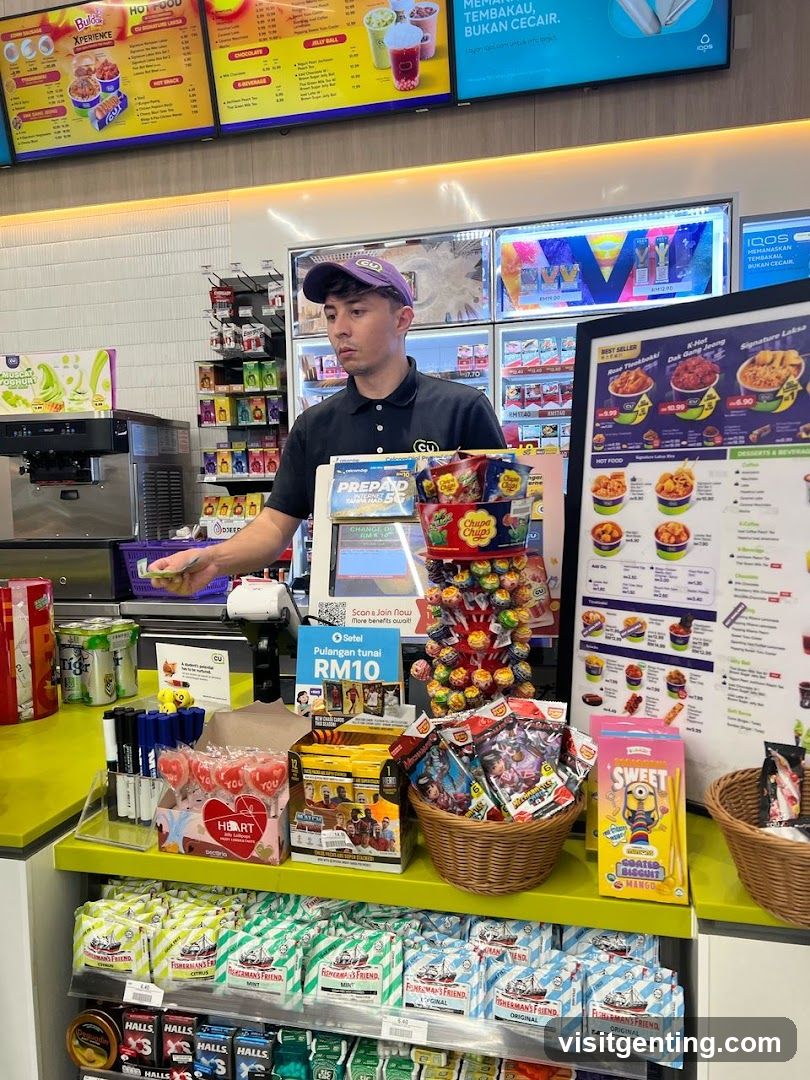 Convenience Store Counter Area