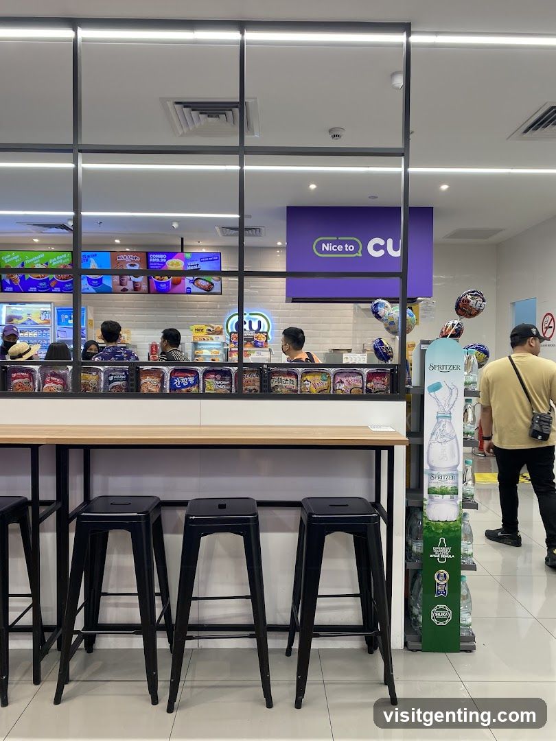 CU Food Counter Interior
