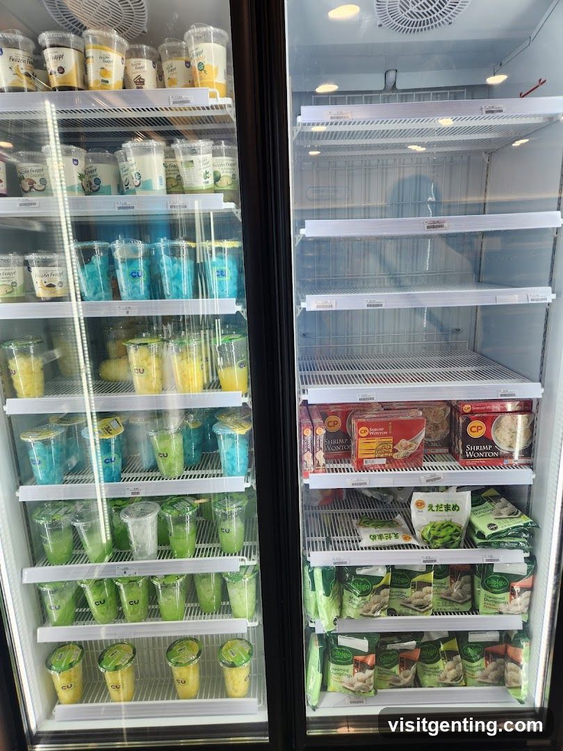 Frozen Food and Beverage Display