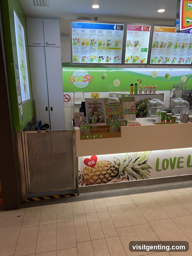 Boost Juice Bar Counter