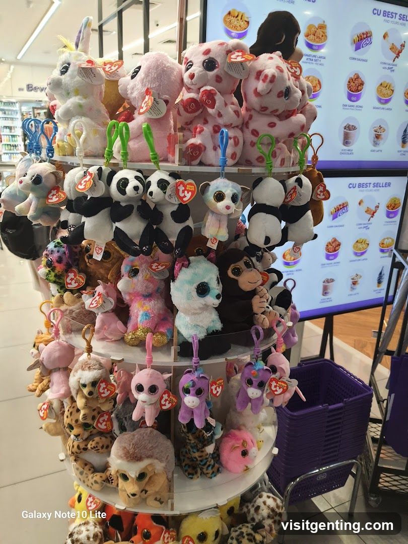 Ty Beanie Boo display in retail store