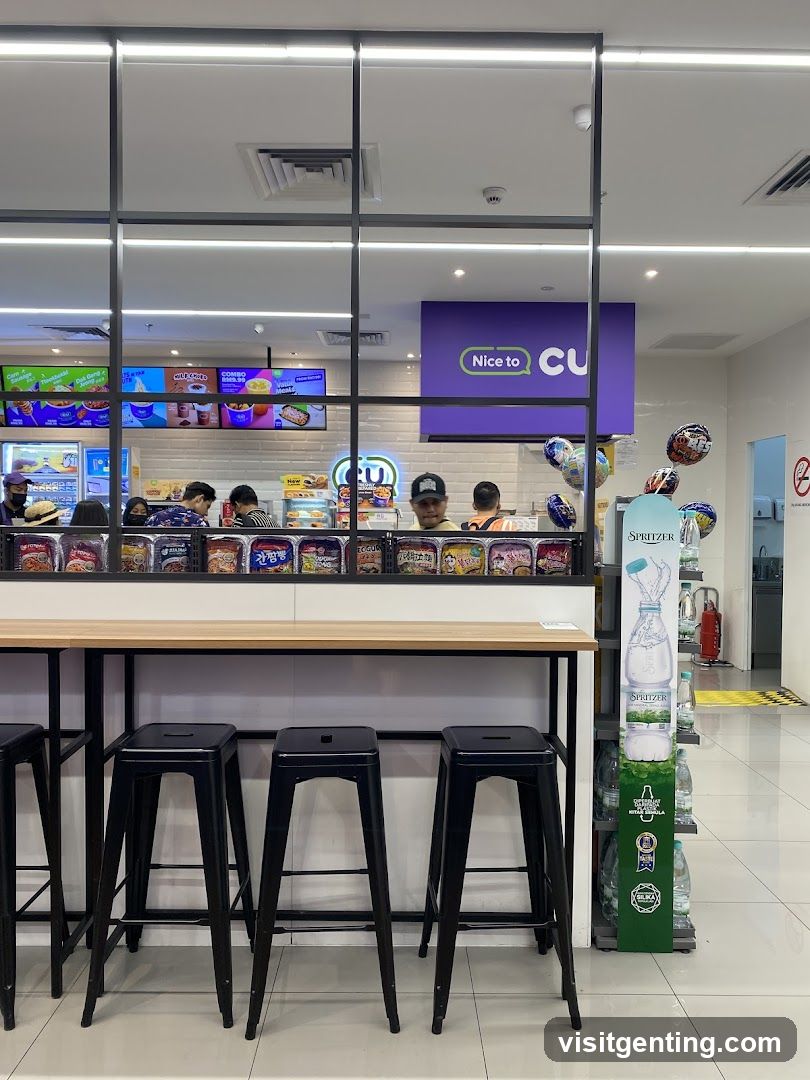 CU Food Counter Interior