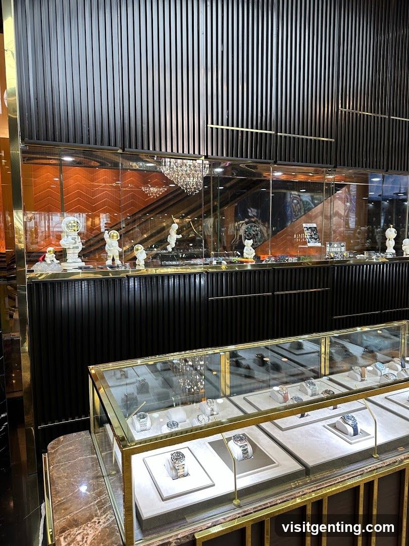 Luxury Watch Display Interior